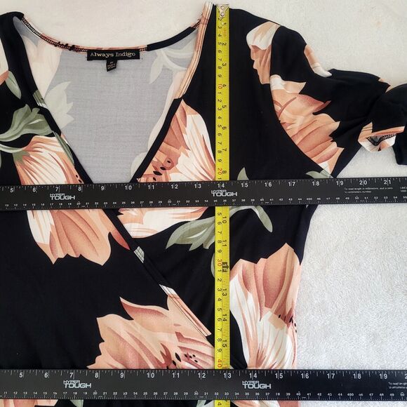 Black Blush Floral Romantic Coquette Feminine Easter Mothers Day Date Wedding 1X - Picture 4 of 5